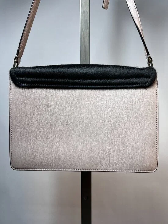 KATE SPADE NY Sayra Hyde Place Mousse Frost Leather/Black Hair Crossbody Bag - Picture 3 of 11